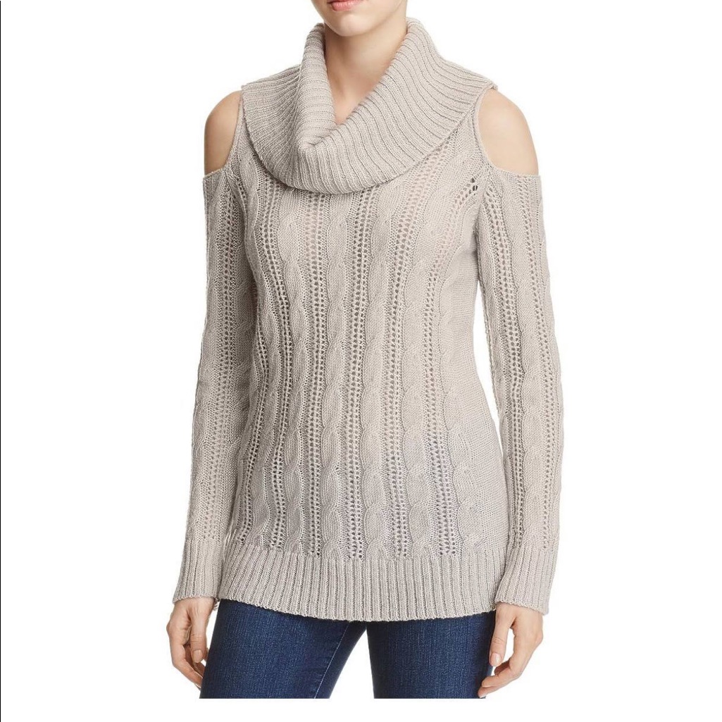 Design History Cold Shoulder Sweater